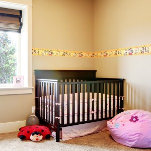 Interior decorado con Cenefa Looney Tunes 6122