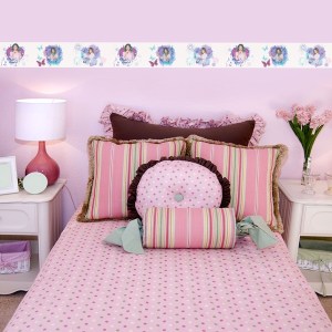 Interior decorado con Cenefa Violeta VL3508-1