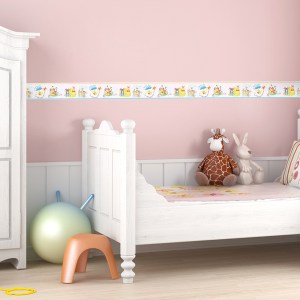 Interior decorado con Cenefa Winnie the Pooh WP3510-1 