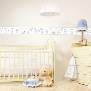 Interior decorado con Cenefa Winnie the Pooh WP3511 -2